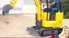 EPA Approved 1000kgs Garden/farming use Small Digger Mini Bagger Towable Backhoe hydraulic mini excavator price