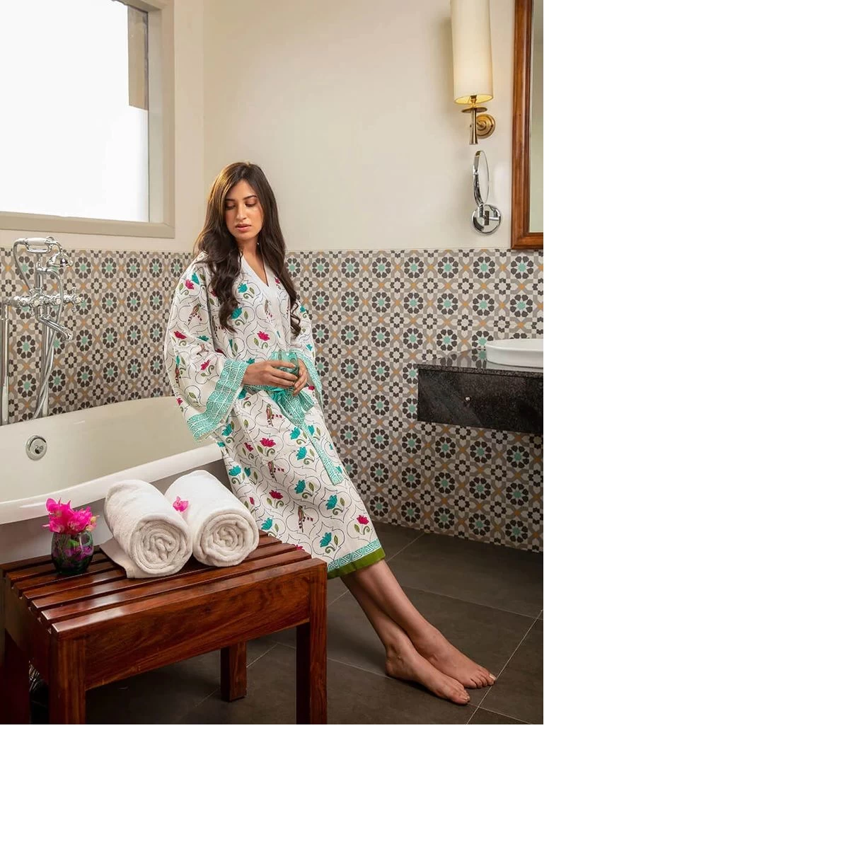 Tadre Robe Buy Bath Robe from Morvinandan enterprises, India | Tradewheel.com