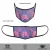 Import Set of 2 - Cool Blue Rajasthani Reusable Printed Face Mask from India