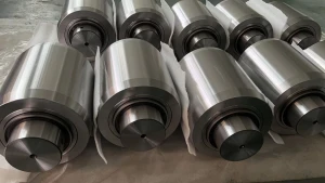 Backup rollers for tension levelers