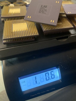Pentium pro gold ceramic cpu scrap CPU Processor Scrap with Gold Pins