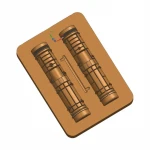 electric massage vibrating foam roller plastic injection mould fitness
