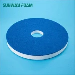 Round sponge floor disc sponge melamine sponge magic sponge & scouring pad for floor cleaning