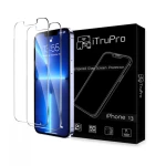 iPhone 13/13 Pro/14 tempered glass screen protector (2 pack)