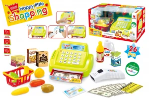 Small cash register with scanner shopping suit, with sound, with lights (not package * 5 aa)