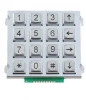 4x4 16 Keys Zinc Alloy Keypad For Access Control
