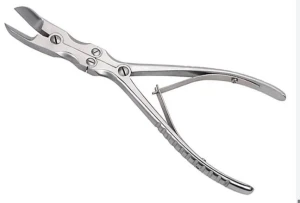 Rongeur Forceps Double-joint Bone Scissor 180mm,230mm Bent Straight Bone Scissor Bone Surgery Instrument Implants