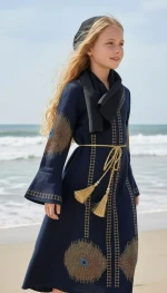 High Quality fabric Girls Dress