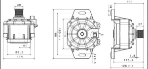 Top Load Washing Machine Motor
