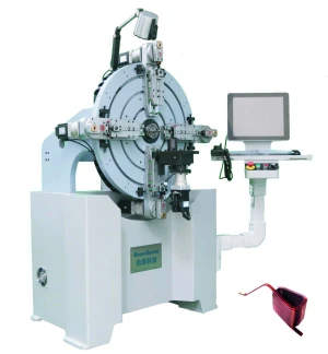 Motor inductor coil winding machine, CNC Copper Flat Wire Inductor Coil Winding Machine US-650, Enameled wire bending m