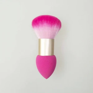 Dual End Powder Makeup Brush with Synthetic Brush