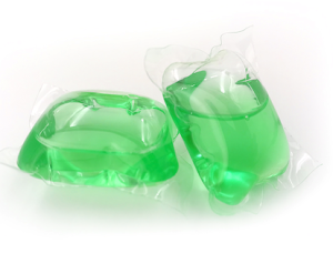 Laundry Pods 1 Chamber - Green Private label cloth cleanser