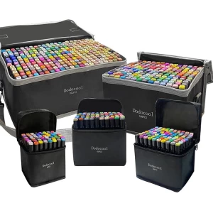 Factory custom dual tips alcohol permanent marker art pen 36 48 60 80 100 120 168 262 colors