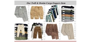 Twill & Denim Cargo/ jogers