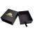 Import Custom Luxury Matt Black Jewelry Packaging Drawer Gift Box with Ribbon for Earrings from China