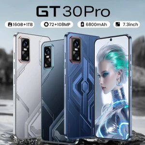 Wholesale Brand New OZON Bestseller GT30 Pro Smartphone, 16GB+1TB, 7.3-inch Large Screen Android Mobile Phone