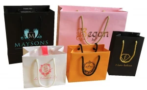 Customized Paper Shopping Bag for fasion
