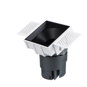Trimless downlight square