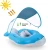 Import Baby Swimming Float Inflatable Baby Pool Float Ring Newest with Sun Protection Canopy Tail no flip from China