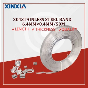 Customized 304Stainless Steel Binding Strap/ Stainless Steel Strapping Band
