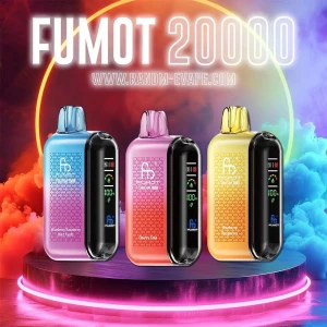 EU warehouse Fumot tornado 20k puffs wholesale e cigarette digital vaper
