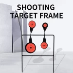Metal shooting target stand