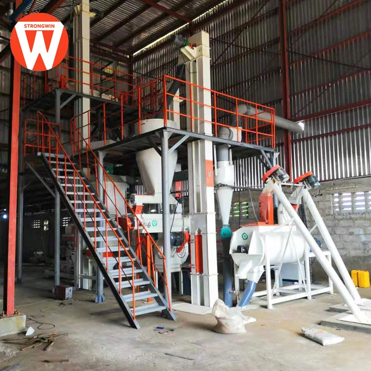 1-2.5t/h chicken broiler poultry animal food processing plant