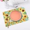 1 pc PVC sunflower Place mat Kitchen Dining Table Mat for Doilies Cup Coaster Set drying Table Pad kitchen accessories decor