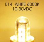 10-30VDC 12V 24V all OK Mini E14 LED Solar Machine Marine Lamp Bulb Equipment Indicator Lights