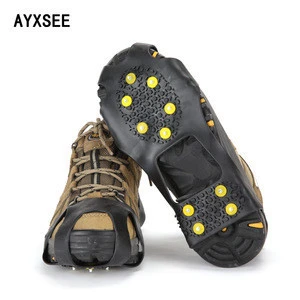 10 studs sports crampons shoes spikes grips outdoor ice crampon tool snow walking crampons