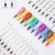 Import 100 Colors Water Based Kid Adult Drawing Dual Tips Colorful Brush Pens Set Art Markers from China