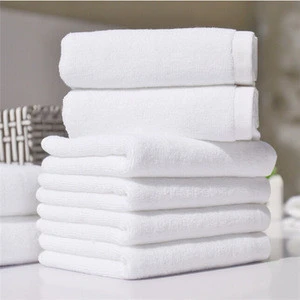 100% Cotton 16s White Towel Sets Wholesale Hotel Bathroom Towel Supplies