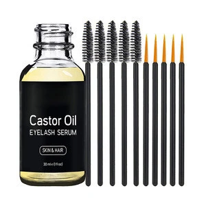 100% Pure Organic Cold Pressed Private Label Refined Castor Oil For Hair Growth and Eyelashes and Eyebrows and Nails