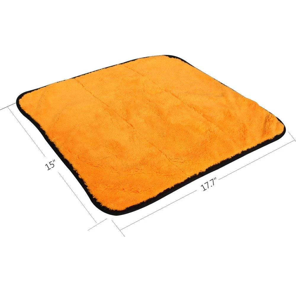 1000 gsm Thick Microfiber Car Cleaning Wash Cloth Car Drying Towel
