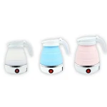 110v Electrical Pot 600ml Tea Maker Travel Mini Compact Portable Electric Kettle With Us Plug