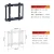 Import "12-32" VESA TV Wall Mount Bracket with good quality from China from China