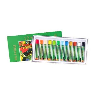 12 colours silky multicolor oil pastel, washable oil pastel crayon for kids