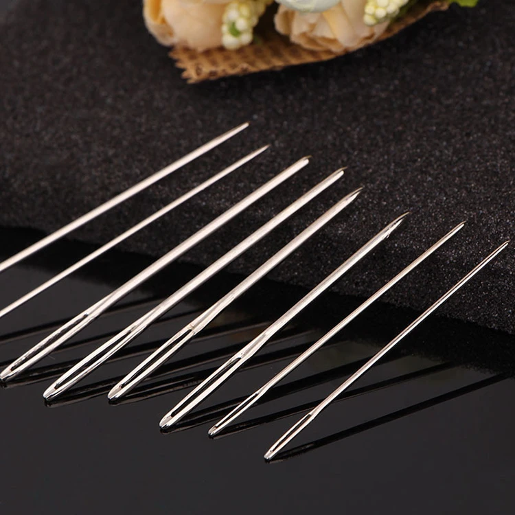 12.5 cm long pointed stainless steel sewing needle sewing needles hand
