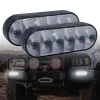 12v 6 Inch Oval High Power Diodes Polycarbonate Lens Aluminium Base Heavy Duty Truck Work Light Working for Work Lights Truck