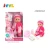 Import 14 inch doll with IC sounds pee toys doll baby trolley with chair and bed from China