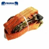 1.5&quot; 2Ton Cargo Lashing Webbing Strap Polyester Belt with 2pcs Double J Hook Ratchet Tie Down