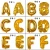 Import 16 32 40 inch letter number balloons Foil balloon gold silver letter digital Globos birthday party decoration from China
