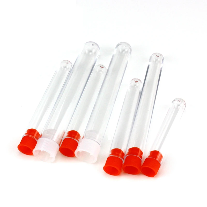16*100mm Manufacturers supply laboratory plastic test tubes with sealing plugs