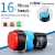 Import 16mm signal lamp red head plastic shell buttonswitch,flat round illumiantedsquare push button switch from China