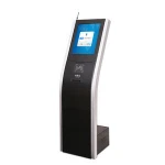 17 inch 19 inch self service queue management system touch screen ticket kiosk ordering machine
