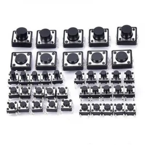 17 mm Micro SMD Tact Switch Push Button 6*6*17mm 4 PIN Momentary Push Button Switch On Off 12v Square Touch Switch