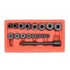 17pcs Car Wheel Bearing Removal Tool Kit Clutch Alignment Tool Set for Auto Repair Tools