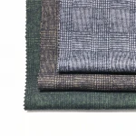 18% Polyester 46% Cotton Fabric Woven Yarn New Jacquard Dyed Thin 36% Wool Plastic Bag Knitted Fabric Customized A4 Size Sample