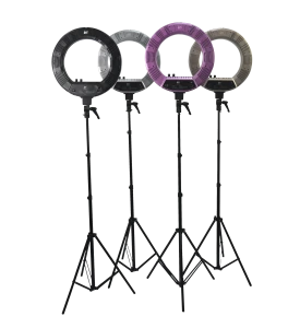 18inch Photographic Studio Ring Light 3200-5500K 480 Bulb LED Lighting Phone Adapter Makeup For Live Broadcast Video