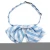 Import 1948 Letters Custom Polyester Dress Bow Ties High Quality White Blue Adjustable Striped Sorority Logo Neck Bow Tie Women from China